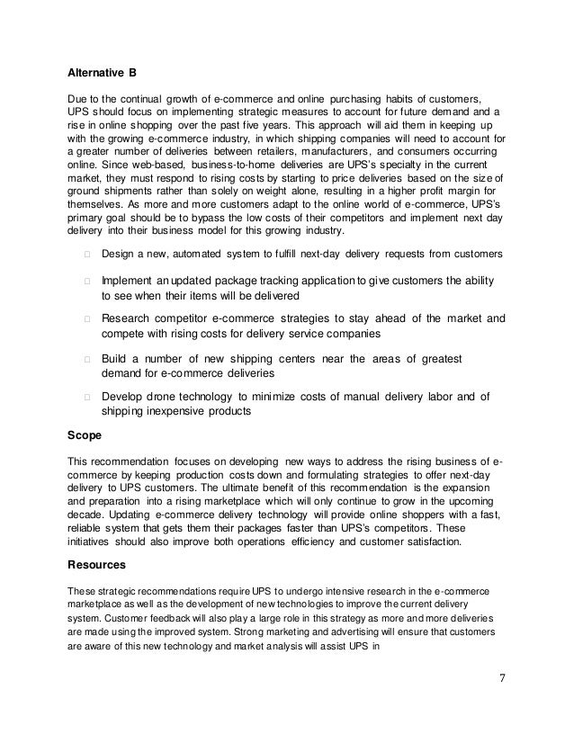 Role of customer service ups