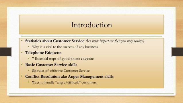 customer service conflict resolution