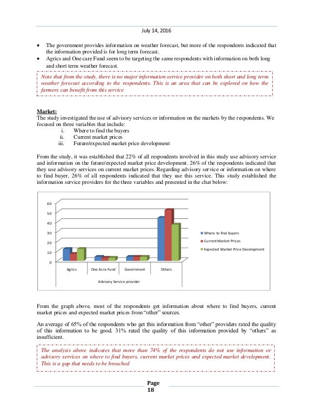 Report_ Level one market survey 20160718