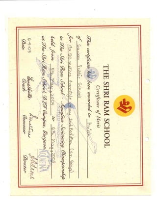 sports certificate