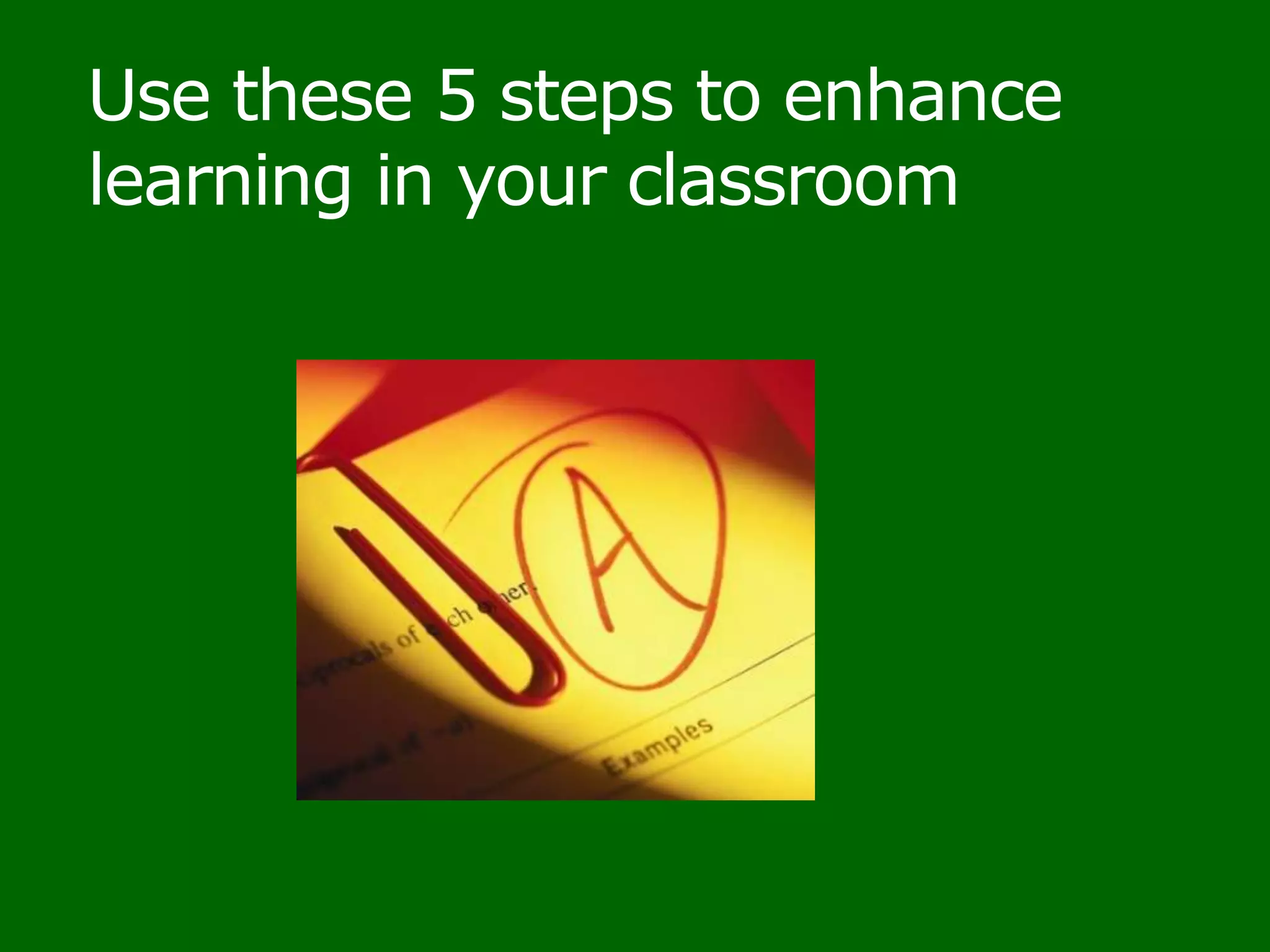 5. Remove every element that does not support the main idea