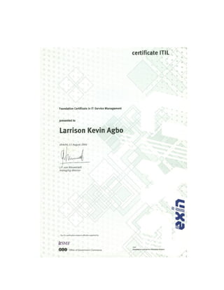 larrry oracle certificates