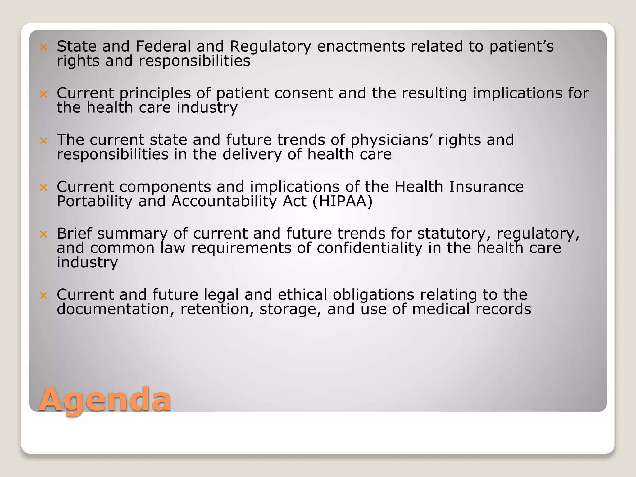 Patients Rights and Regulations | PPTX