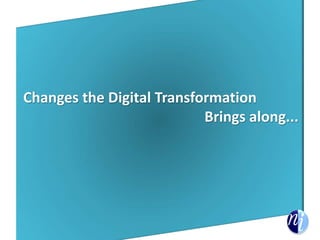Changes the Digital Transformation
Brings along...
 
