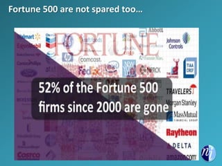 Fortune 500 are not spared too…
 