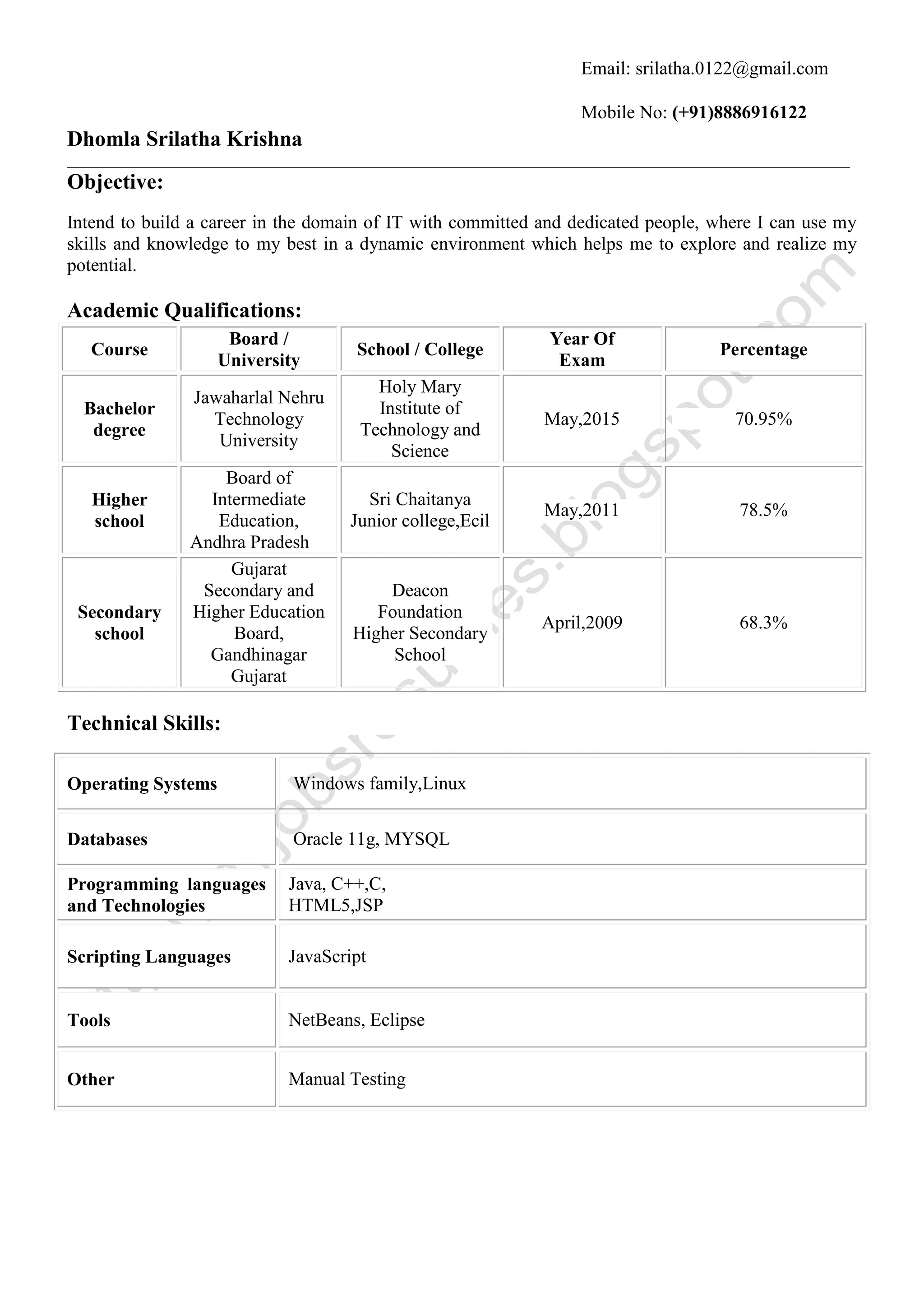 My cv pdf