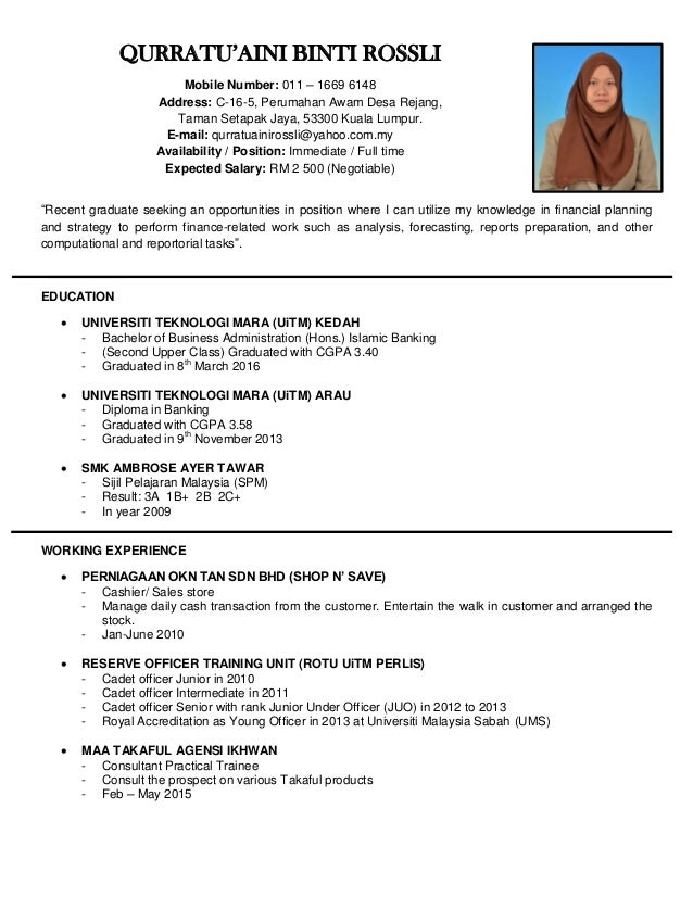 QURRATU RESUME 2016