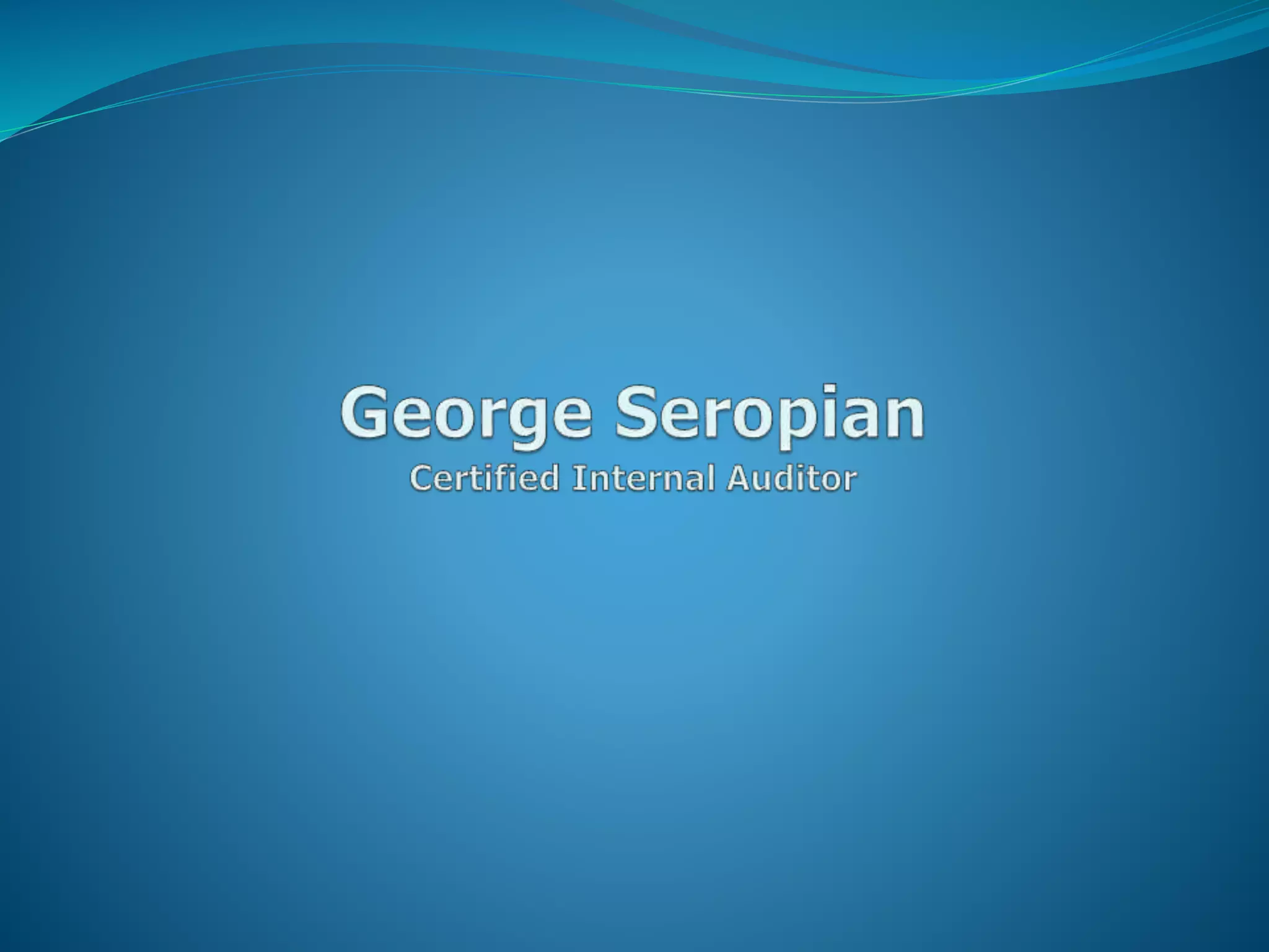 George Seropian | PPTX