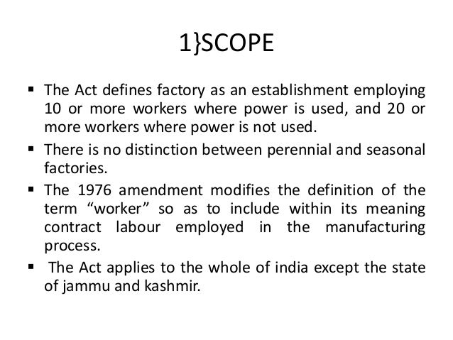 Factories Act Ppt factories-act-ppt
