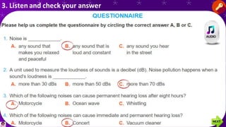 3. Listen and check your answer
 