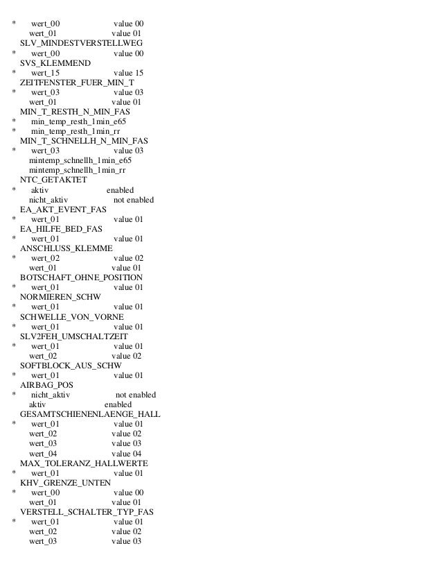 E90 module parameters coding with NCS Expert
