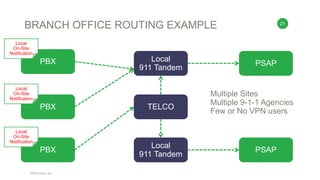 E911 and Unified Communications Presentation | PPTX