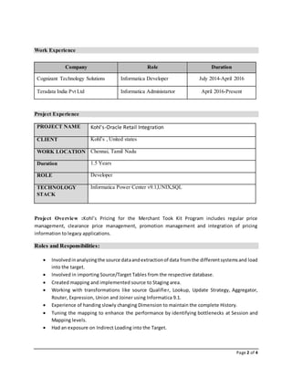 Sudiksha_CV_Informatica_Developer | DOCX