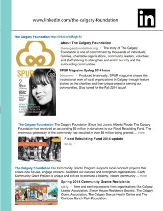 www.linkedin.com/the-calgary-foundation
 