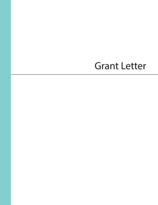 Grant Letter
 