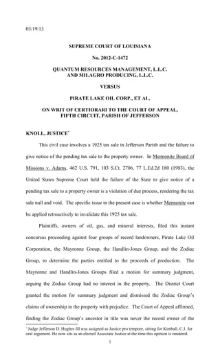 3-19-2013 La S ct opn | PDF