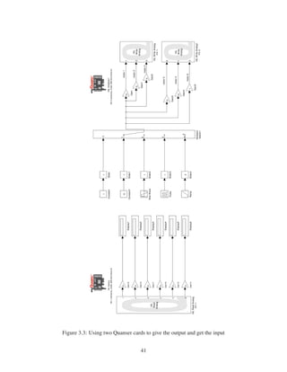Figure 3.3: Using two Quanser cards to give the output and get the input
41
 