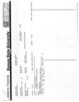 TranscriptKSU | PDF