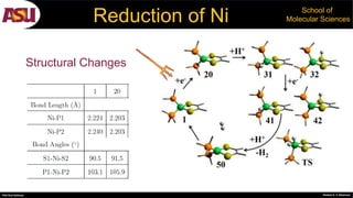 PhD Oral Defense Shobeir K. S. Mazinani
School of
Molecular SciencesReduction of Ni
Structural Changes
 