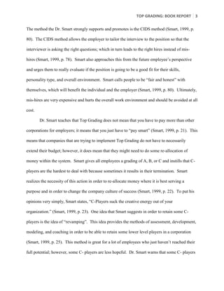 Top Grading Process Pdf Top Grading | DOCX