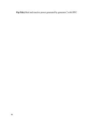 Fig-5.8(c) Real and reactive power generated by generator 2 with IPFC
48
 