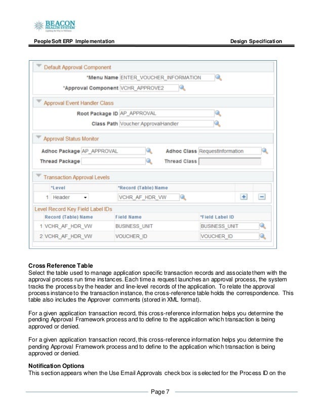 Configuration Workbook-Vchr Approvals-Sample
