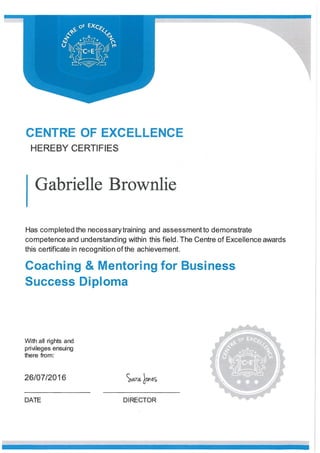 Coaching & Mentoring Diploma