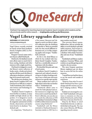 onesearch story