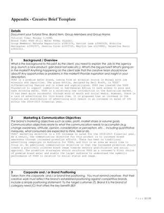 VOSS Water Final Report | PDF