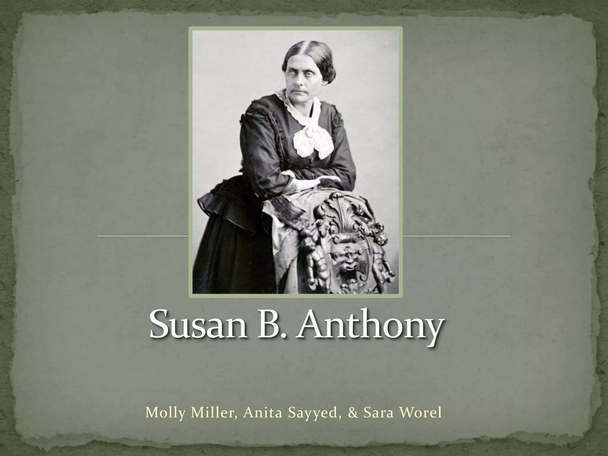 Susan B Anthony Powerpoint | PPTX