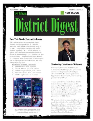 New Orleans District Digest Issues 1-12