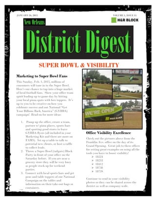 New Orleans District Digest Issues 1-12