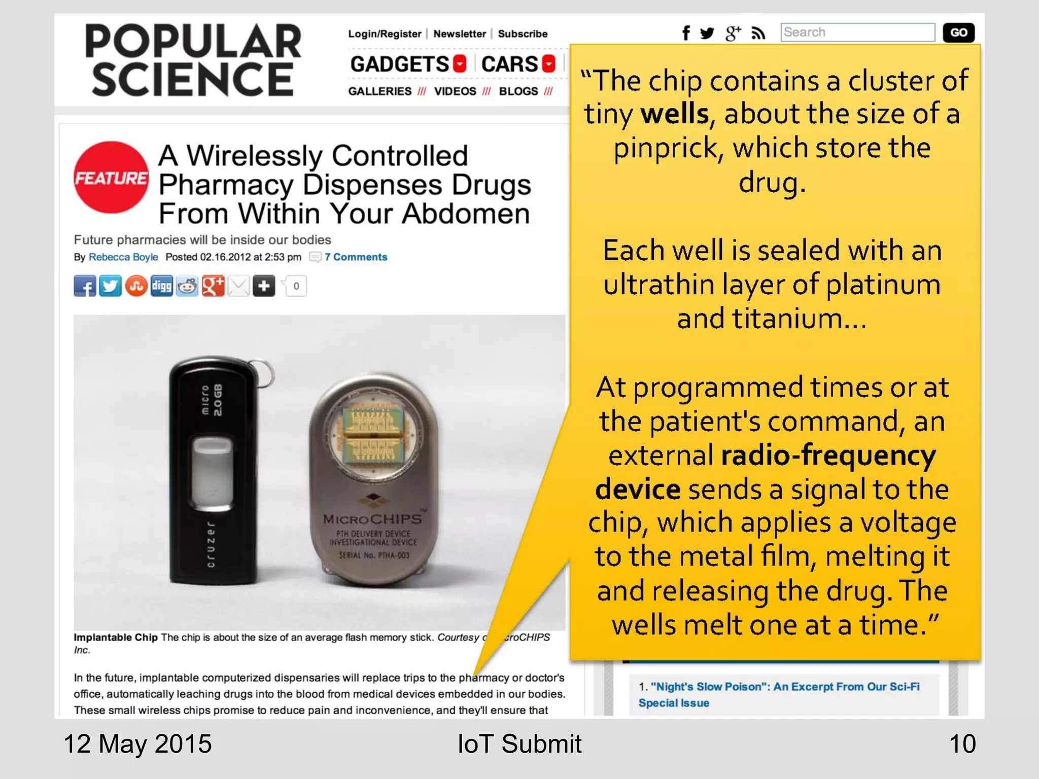 12 May 2015 IoT Submit 10
 
