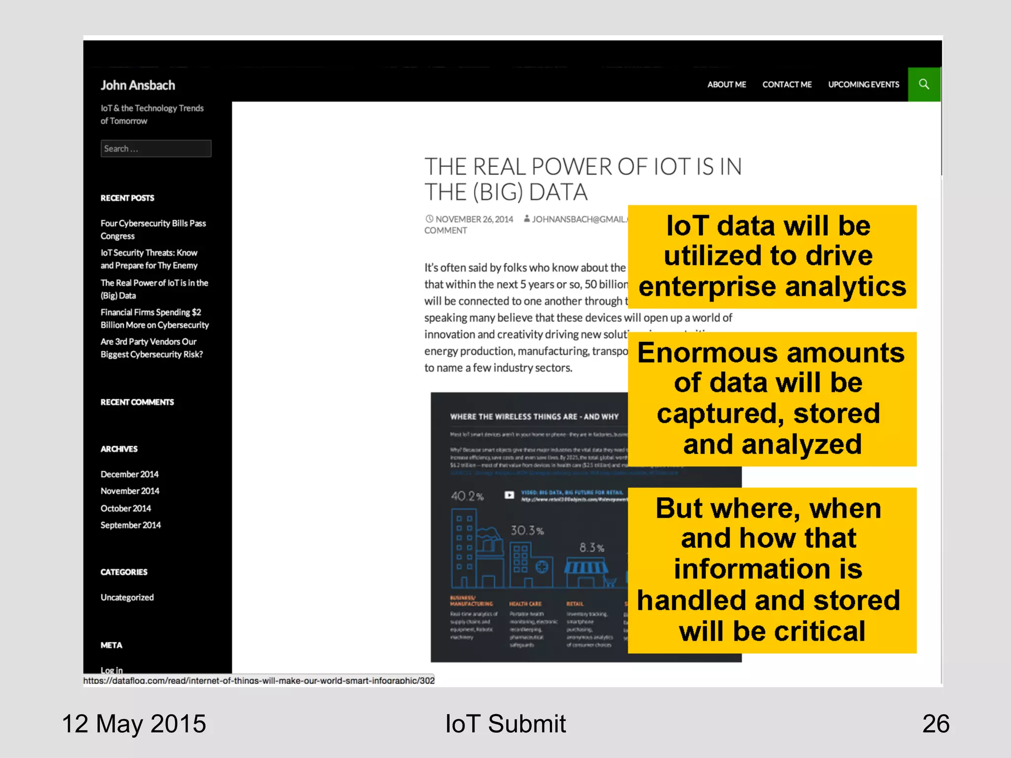 12 May 2015 IoT Submit 26
 