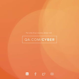 QA.COM/CYBER
For a list of our courses, please visit
 