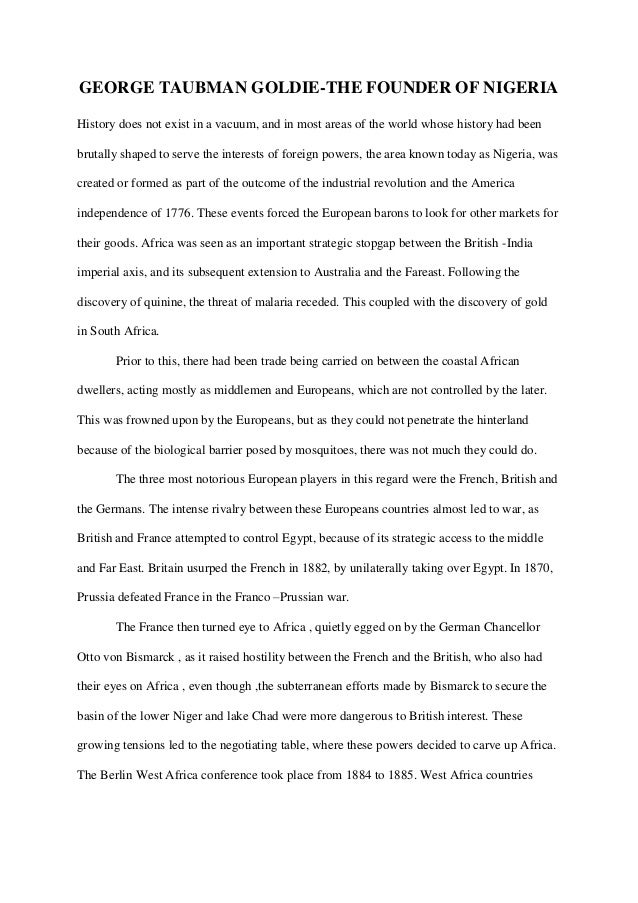 history of nigeria essay