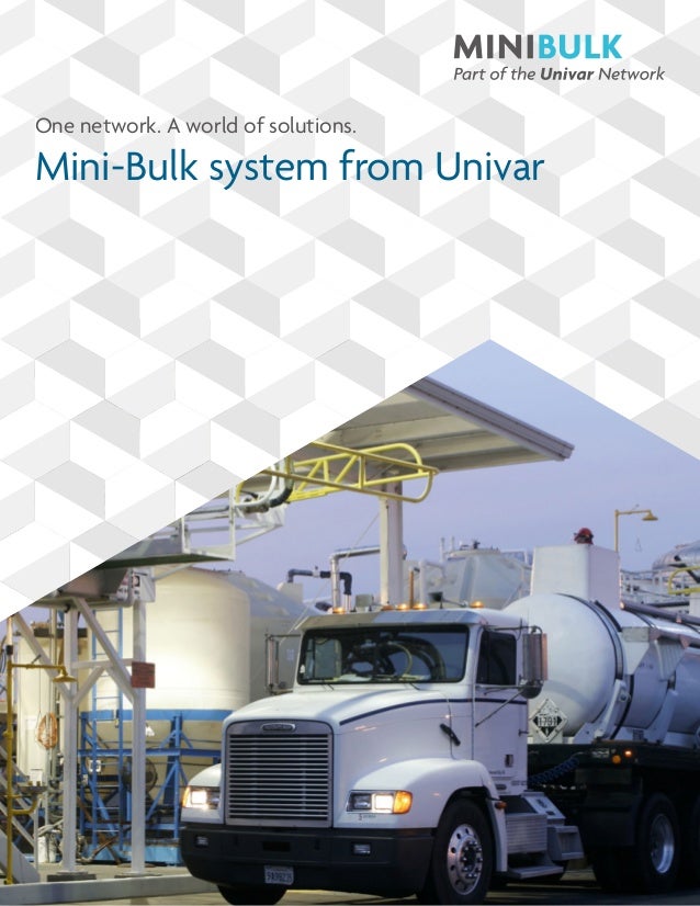 MiniBulk a Complete Delivery and Storage Solution from Univar