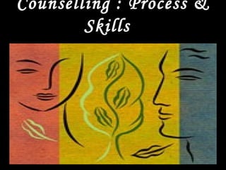 Counselling : Process &Counselling : Process &
SkillsSkills
 
