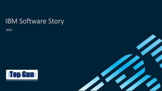 IBM Software Story
2015
 