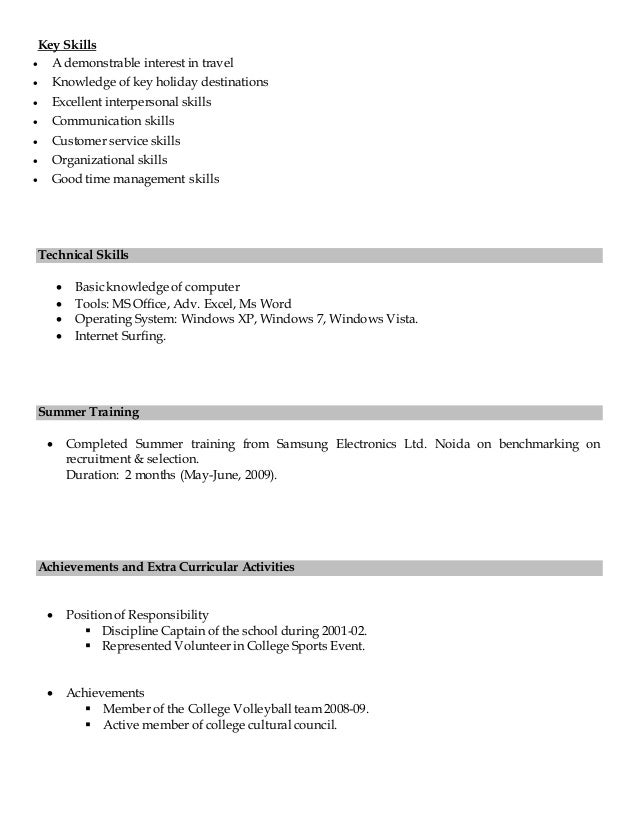 interests and hobbies resumes