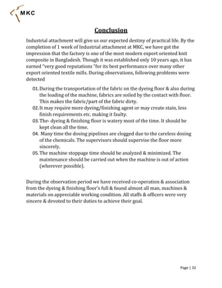 Page | 32
Conclusion
Industrial attachment will give us our expected destiny of practical life. By the
completion of 1 wee...