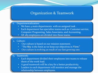 Department Key Task Skyview | PPTX