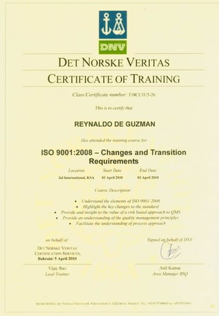 RDG Credentials & Certificates