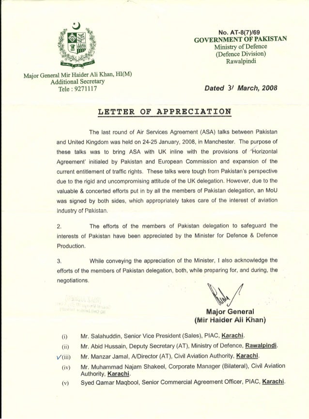 LETTER OF APPRECIATION letter-of-appreciation