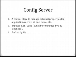 Spring Cloud and Netflix Components | PPT