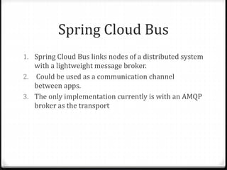 Spring Cloud and Netflix Components | PPT