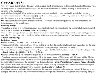 C++ - UNIT_-_IV.pptx which contains details about Pointers | PPTX ...