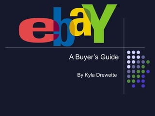 A Buyer’s Guide By Kyla Drewette   