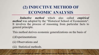 METHODS OF ECONOMIC ANALYSIS | PPTX