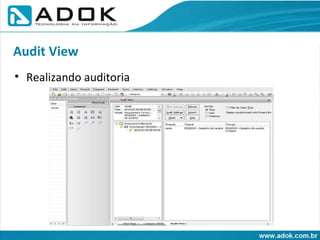Realizando auditoria Audit View 